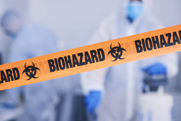 Professional Biohazard technician working in Moriches, NY